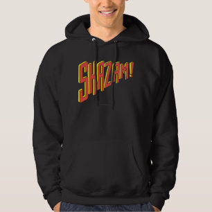 Moletom Com Capuz Logotipo do Shazam Vermelho/Amarelo