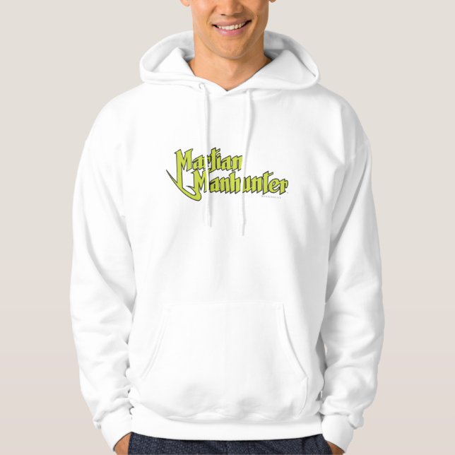 Moletom Com Capuz Logotipo Martian Manhunter (Frente)