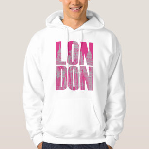 Moletom Com Capuz Londres Rosa