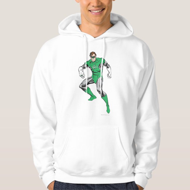 Moletom Com Capuz Luzes Lanterna Verde (Frente)