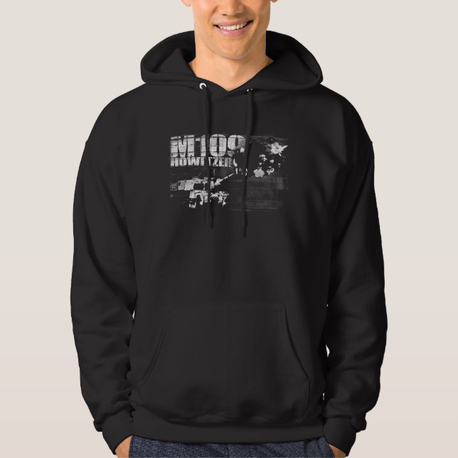 Moletom Com Capuz M109 howitzer American Roupa California Fleece (Frente)