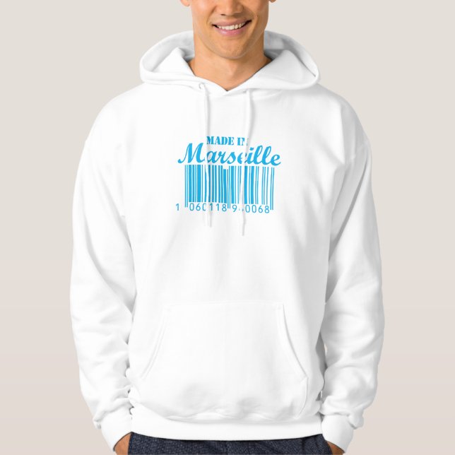 Moletom Com Capuz Made dentro Marselha Fazer à Marselha (Frente)