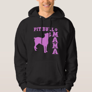 Moletom Com Capuz Mama de PitBull, cor-de-rosa