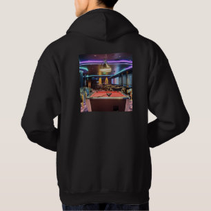 Moletom Com Capuz Mantenha Calmo Jogador de Jogo de Piscina Billiard