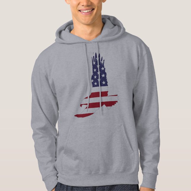 Moletom Com Capuz Marca Americana Personalizável (Frente)
