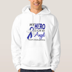Moletom Com Capuz Meu herói é meu cancro do cólon do anjo