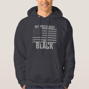 Moletom Com Capuz Meu presidente é preto