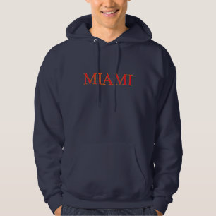 Moletom Com Capuz Miami Hoodie