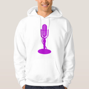 Moletom Com Capuz Microfone - Roxo