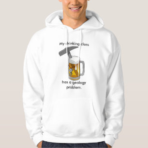 Moletom Com Capuz Minha classe de Bebendos tem um problema de geolog