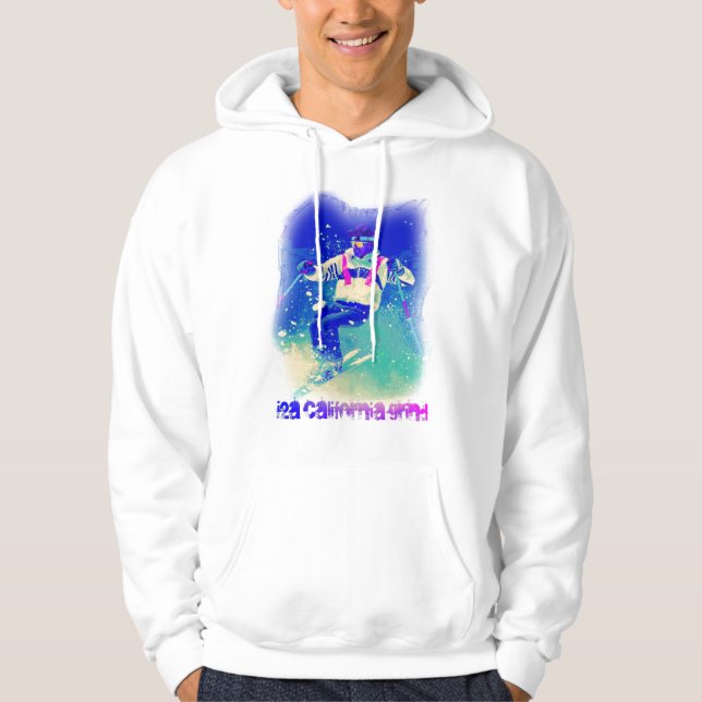 Moletom Com Capuz moagem do esqui grind-j2A Califórnia (Frente)