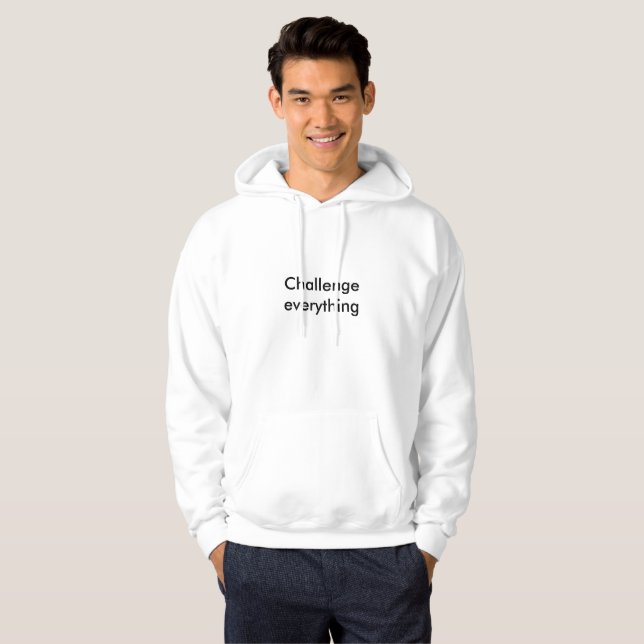 Moletom Com Capuz Modelo (Frente Completa)