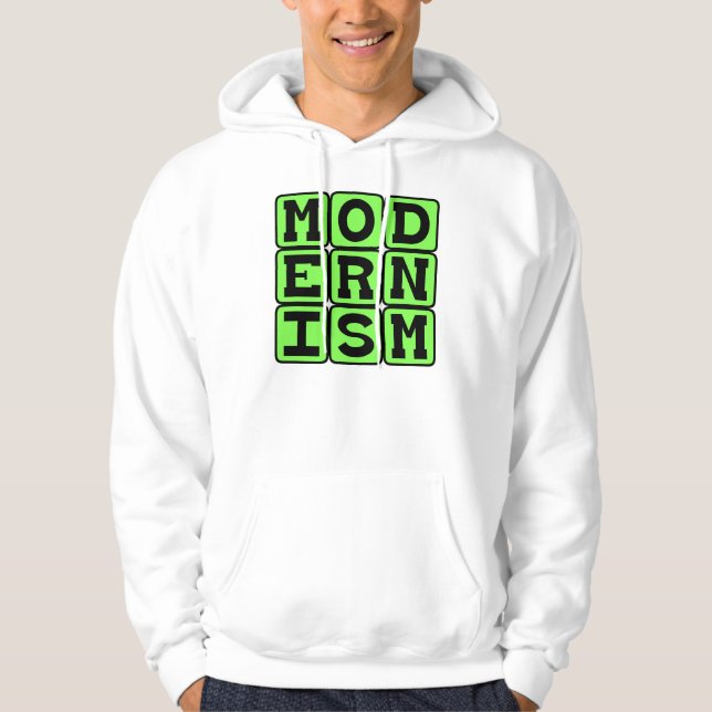 Moletom Com Capuz Modernismo, Movimento Filosófico (Frente)