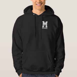 Moletom Com Capuz Monograma personalizado do Letterman