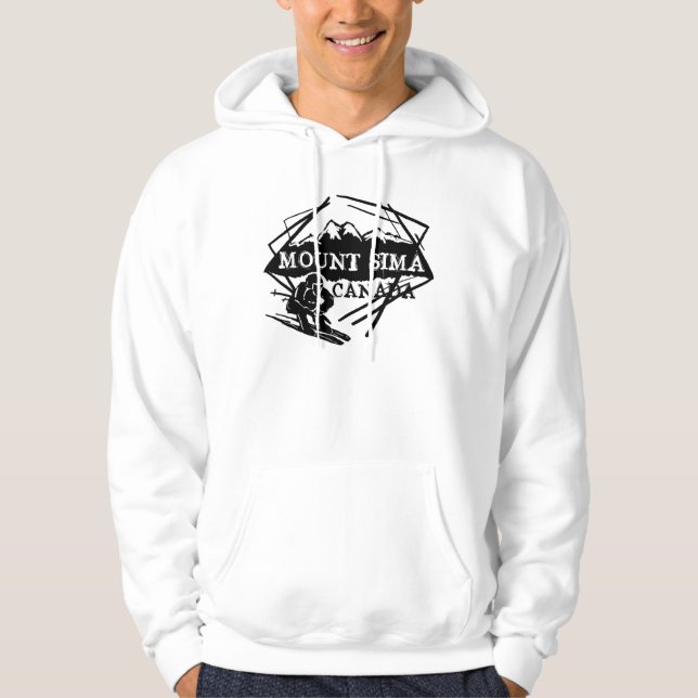 Moletom Com Capuz Monte Sima Canada ski hoodie (Frente)
