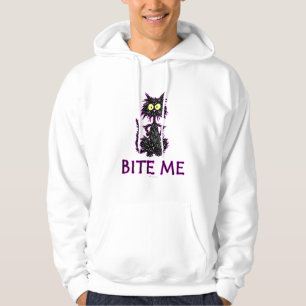 Moletom Com Capuz Morda-me! Design do presente do gato