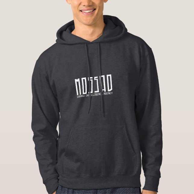 Moletom Com Capuz Mossad - Agência de Inteligência Israelense (Frente)