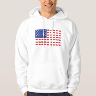 Moletom Com Capuz Motor-Cycle-Flag-Cruiser
