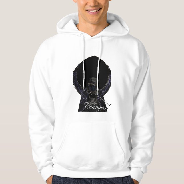 Moletom Com Capuz "Mudança.! "Camisola encapuçado (Frente)