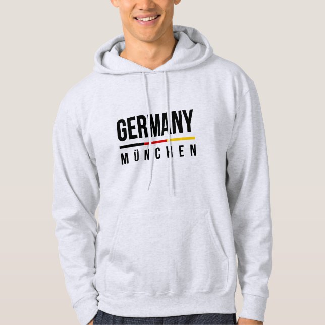 Moletom Com Capuz München Alemanha (Frente)