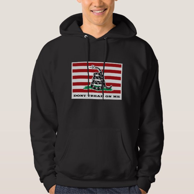 MOLETOM COM CAPUZ NÃO PISE EM MIM O HOODIE (Frente)