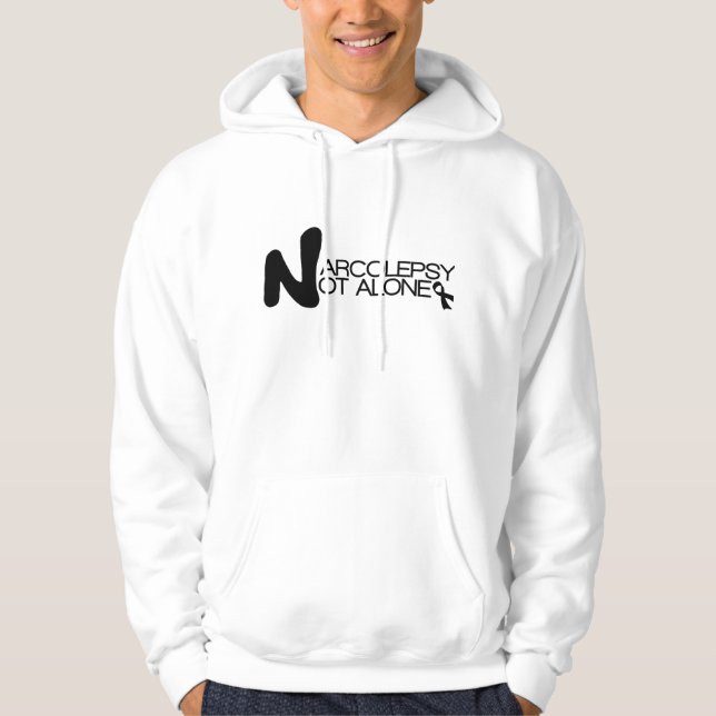 Moletom Com Capuz NARCOLEPSY: NÃO Hoodie dos homens de ALONE™ (Frente)