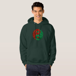 Moletom Com Capuz natal yin yang mens casaco