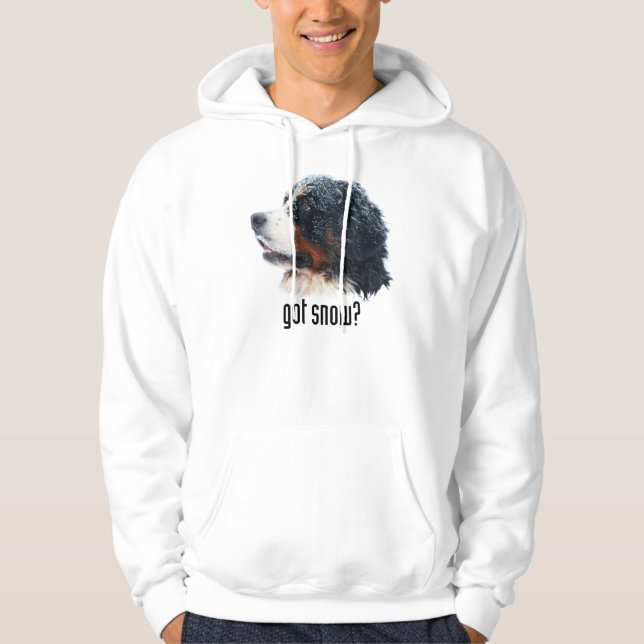 Moletom Com Capuz neve obtida? Hoodie de Bernese (Frente)