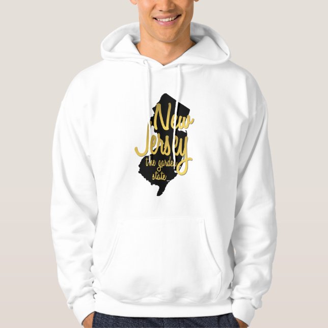 Moletom Com Capuz New-jersey - garden state (Frente)