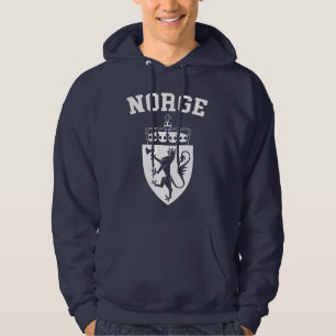 Moletom Com Capuz Norge Casaco de Braços