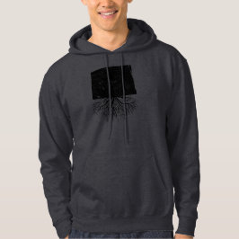 Moletom Com Capuz North Dakota autêntico enraíza a camisola