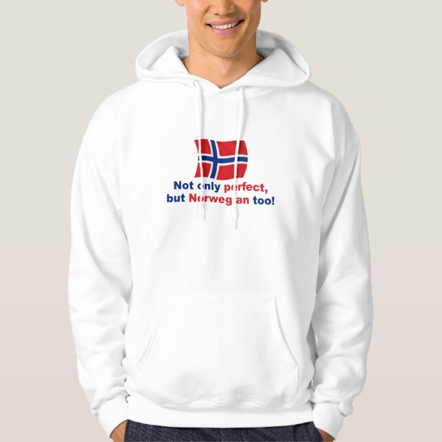 Moletom Com Capuz Norueguês perfeito (Frente)