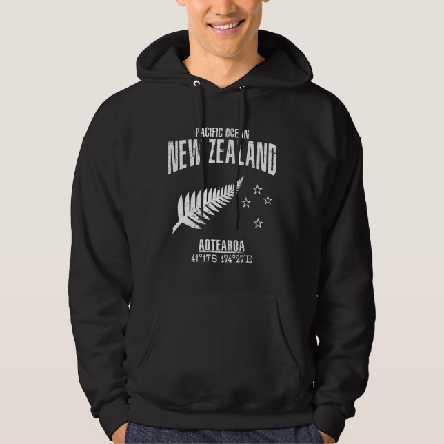 Moletom Com Capuz Nova Zelândia (Frente)
