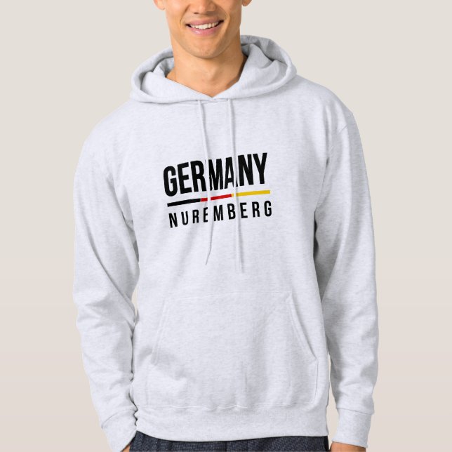 Moletom Com Capuz Nuremberg Alemanha (Frente)