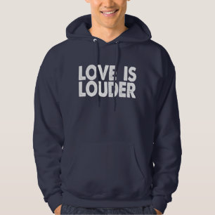 Moletom Com Capuz o amor é mais alto