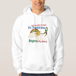 Moletom Com Capuz O autismo ILUMINA MEUS netos 2 do MUNDO 1
