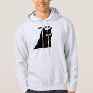 Moletom Com Capuz O gato do chocolate é pele Ninja