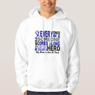 Moletom Com Capuz O HERÓI VEM AVANTE t-shirt de 1 CANCRO DO CÓLON da