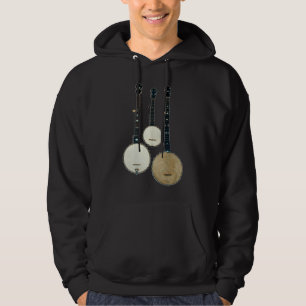 Moletom Com Capuz O Hoodie escuro de 3 homens dos banjos