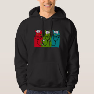 Moletom Com Capuz O Hoodie "gato da enfermeira nutre "