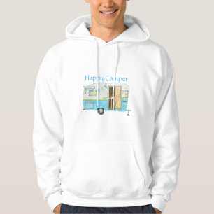 Moletom Com Capuz O Hoodie retro dos homens do reboque de campista