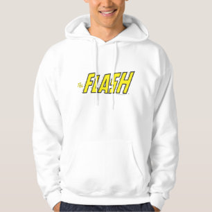 Moletom Com Capuz O logotipo Flash é amarelo