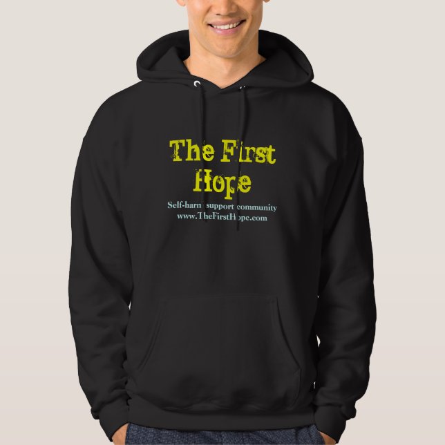 Moletom Com Capuz O primeiro Hoodie da esperança (Frente)