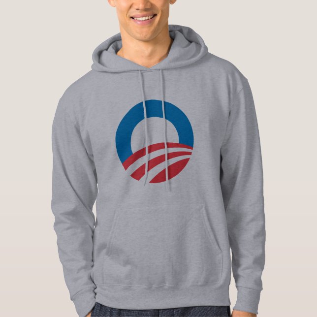 Moletom Com Capuz Obama O (Frente)