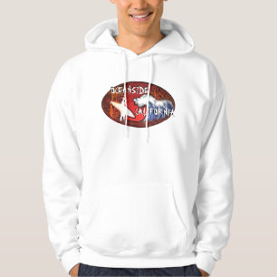 Moletom Com Capuz Oceanside California surfer ondas de cara