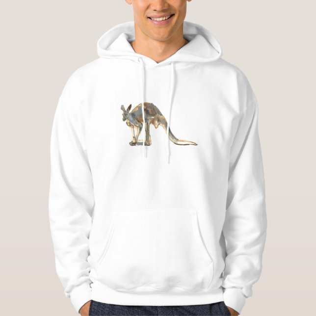 Moletom Com Capuz Ocre espanado (Frente)