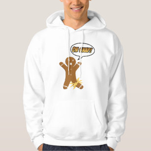 Moletom Com Capuz Oh homem engraçado do biscoito do pão-de-espéci