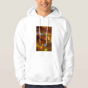 Moletom Com Capuz Opala de fogo laranja iridescente