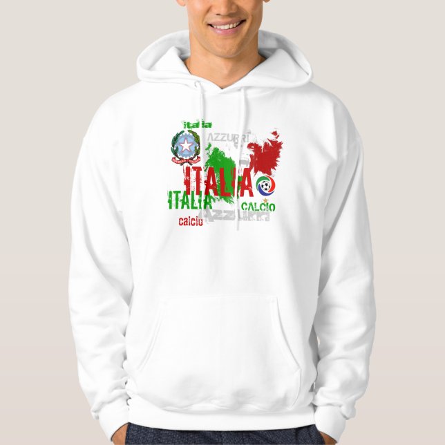 Moletom Com Capuz Orgulho de Italia (Frente)