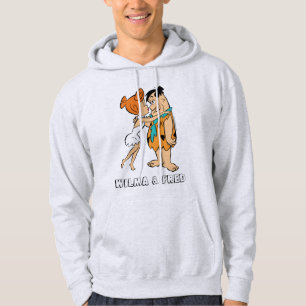 Moletom Com Capuz Os Flintstones Wilma que beija Fred